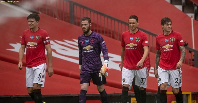 United's defense looked a bit shaky in the first half.